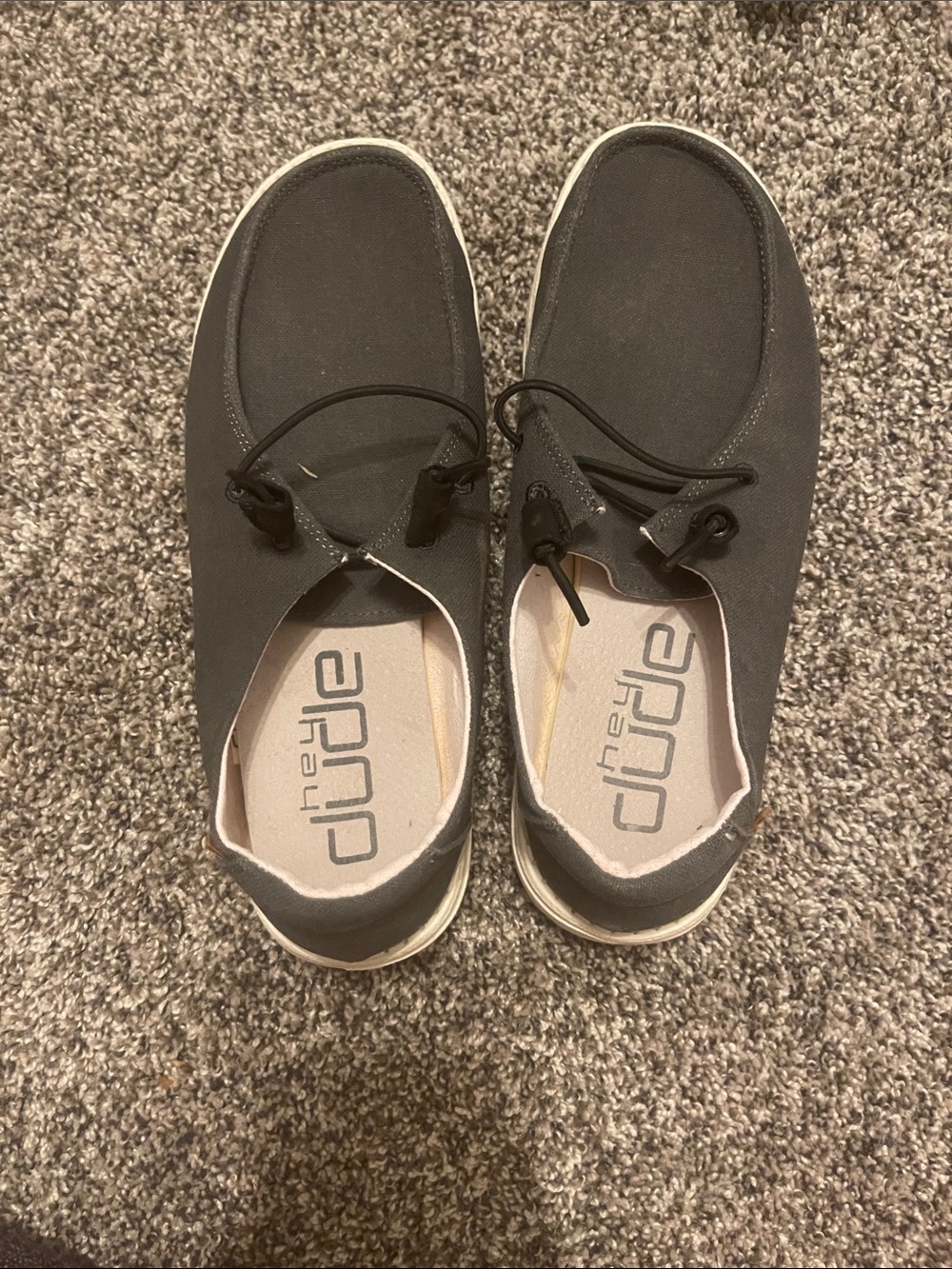 Hey Dude Charcoal Casual Slip-Ons